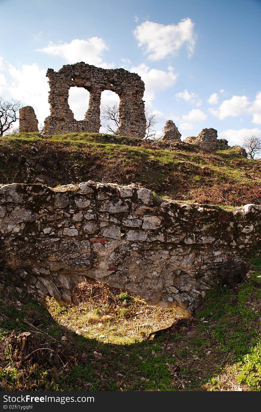 Hungarian castle in the Northern Mountains. Hungarian castle in the Northern Mountains.