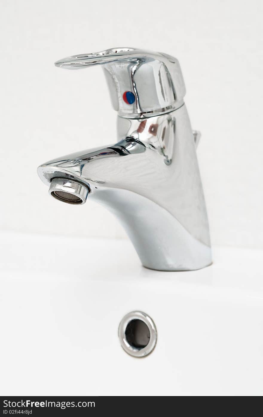 Modern chrome faucet