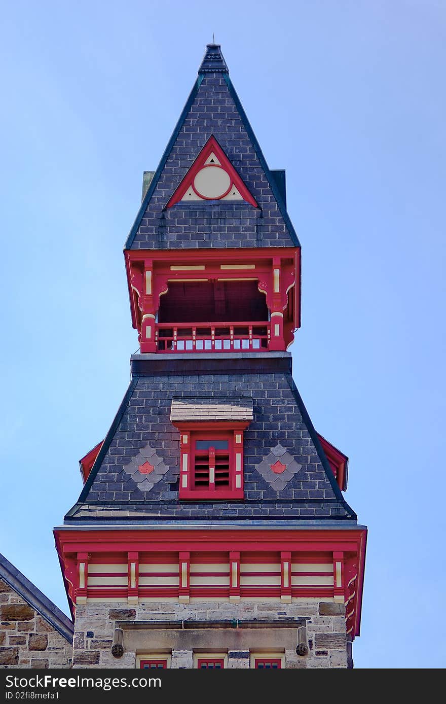 Architectural Detail Of Steeple