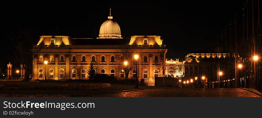 The Lights of Budapest by Night, up in the Castle