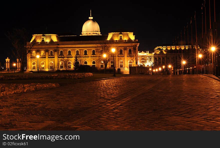 The Lights of Budapest by Night, up in the Castle