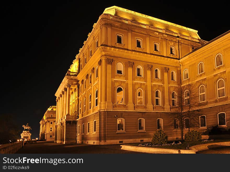 The Lights of Budapest by Night, up in the Castle