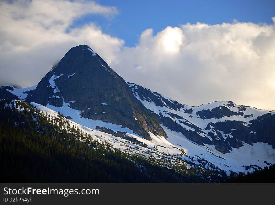 Mountains in the North Cascade National Park. Mountains in the North Cascade National Park