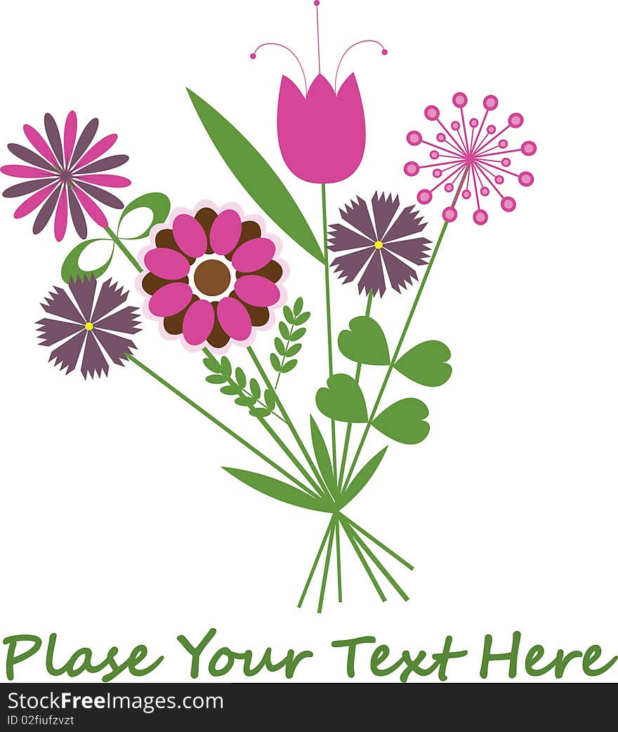 Flower background design for you. Flower background design for you.