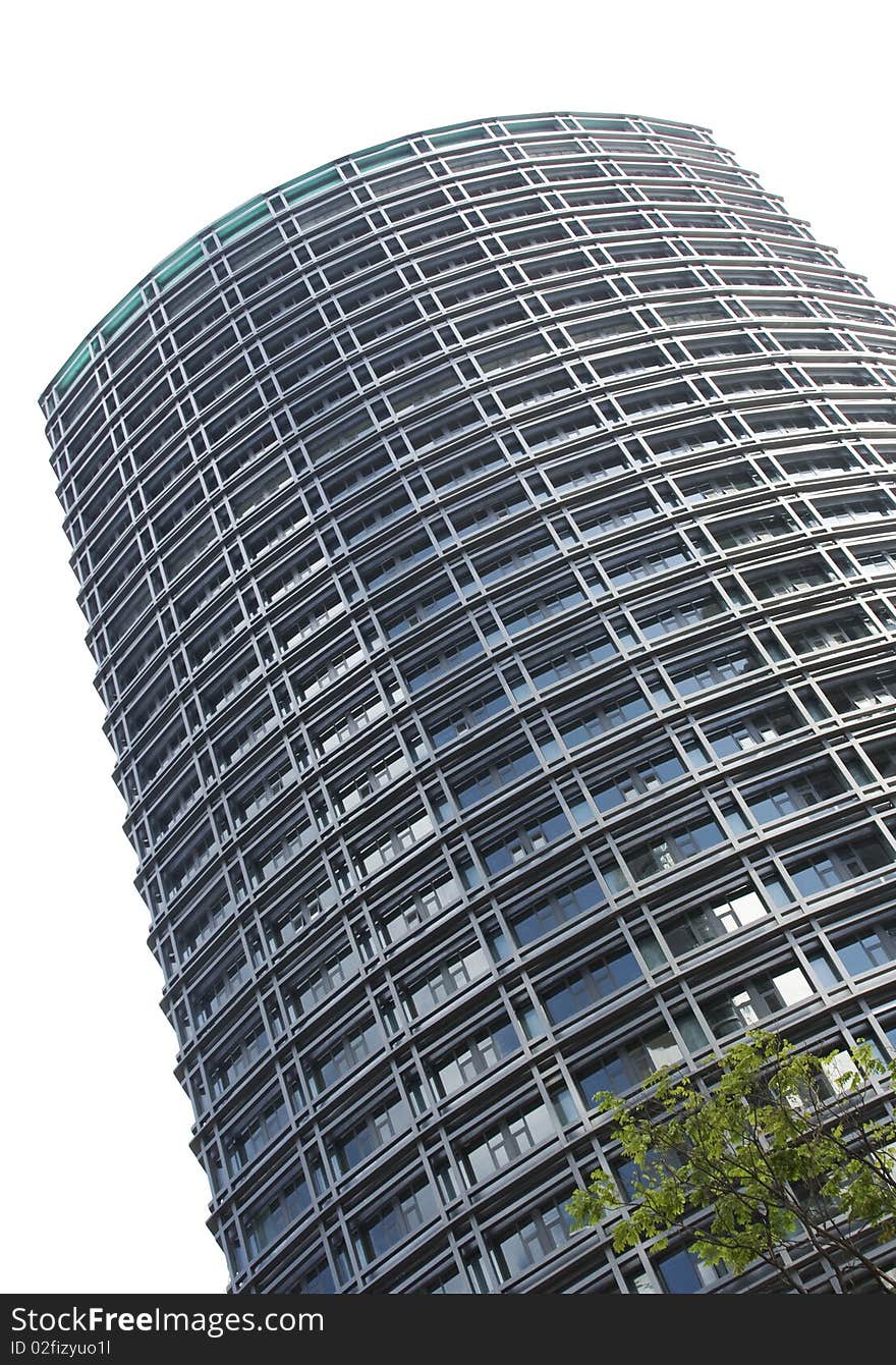 Glass and steel modern building, Kunming, Yunnan, China