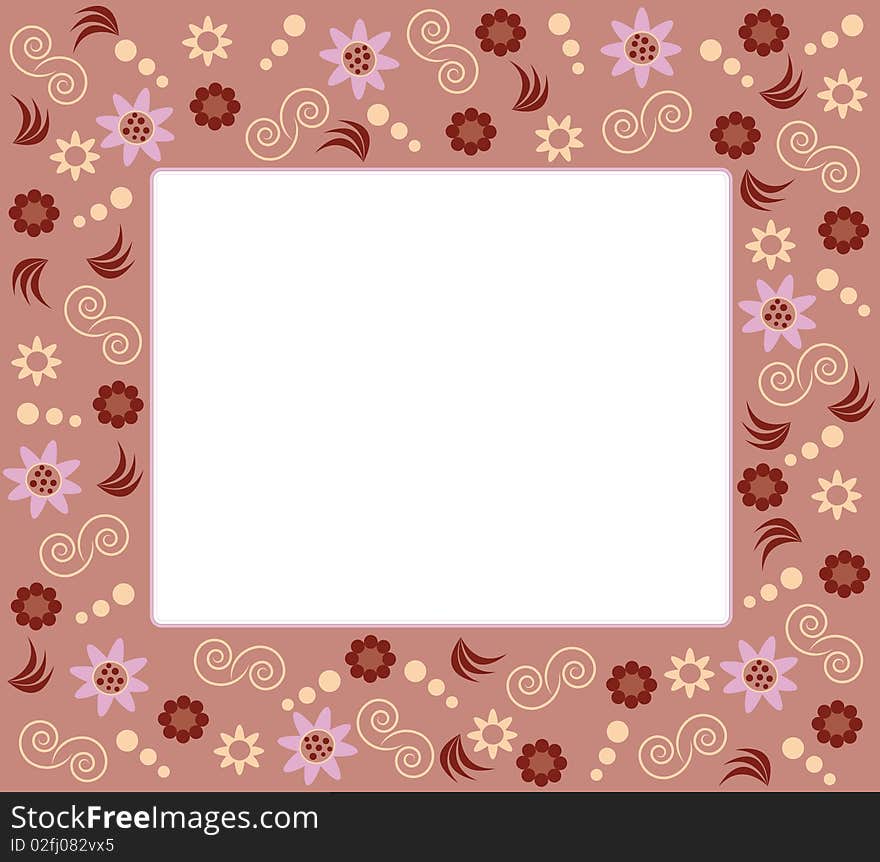 Romantic picture frame design