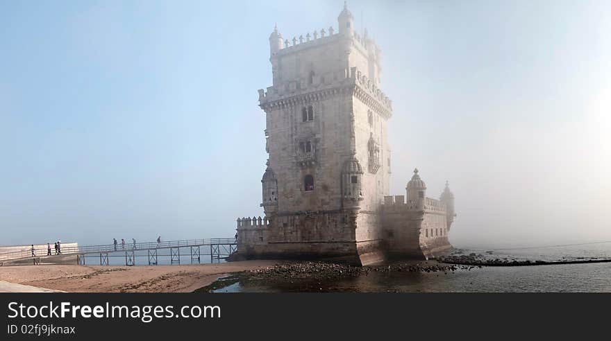 Tower of Belem (Torre de Belem), Lisbon, Portugal. Tower of Belem (Torre de Belem), Lisbon, Portugal