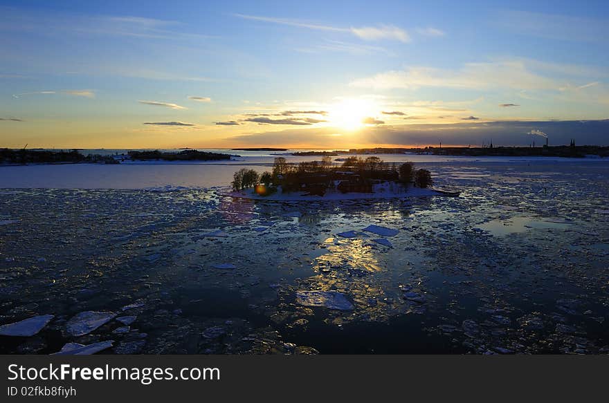 Winter Sunset