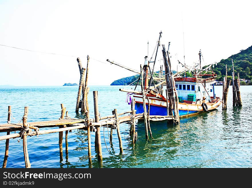 Fishing boat in Thailand