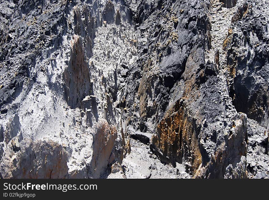 Rocky mountains, precipices and canyons. Rocky mountains, precipices and canyons.