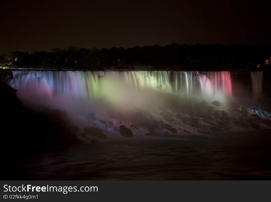 Niagara by night