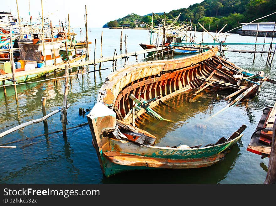 Fishing boat in Thailand