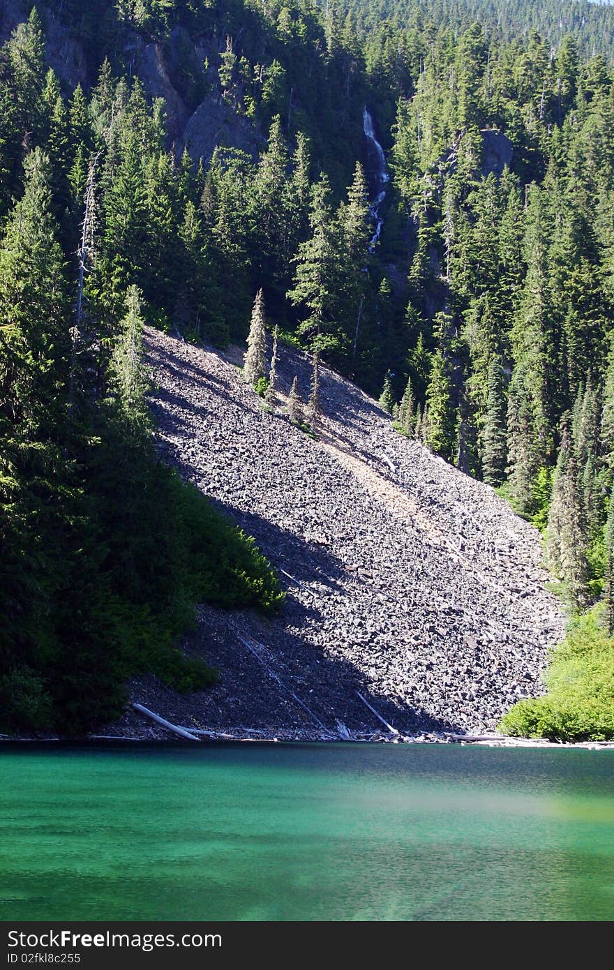 Summer lake view from green drop hiking. Summer lake view from green drop hiking.