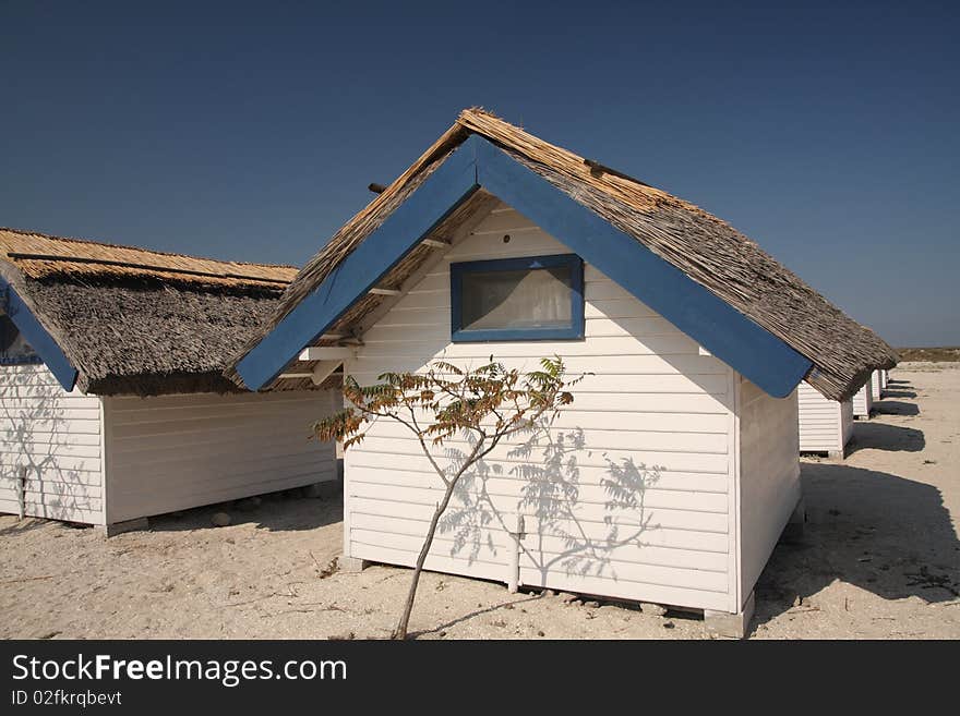 Houses on the seashore