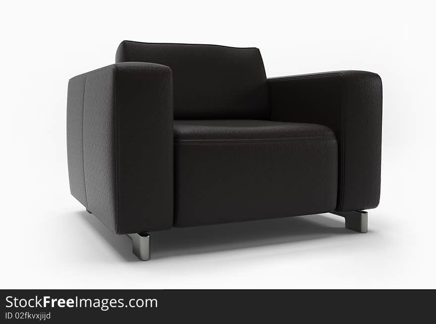 Single seat sofa  on white background