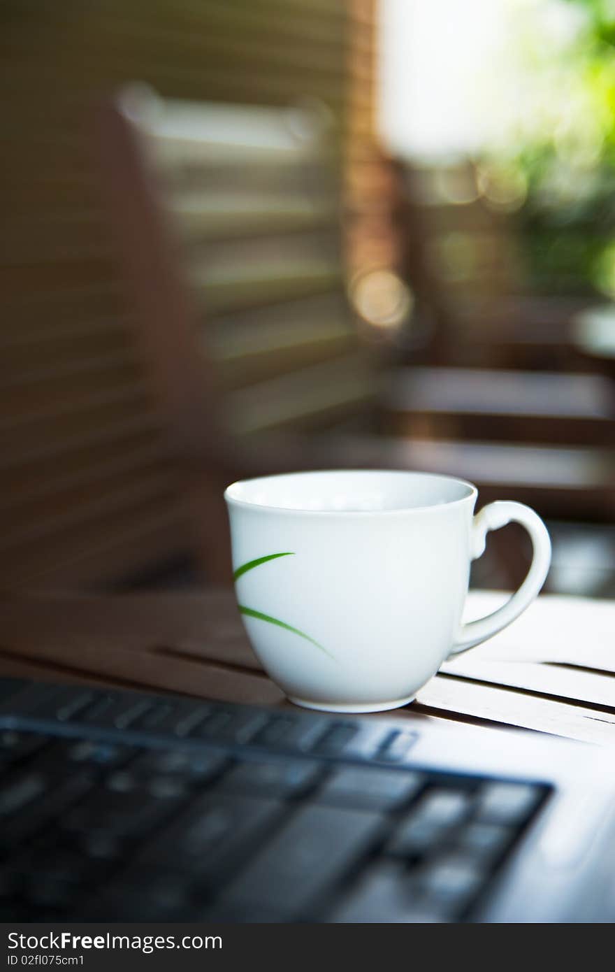 Notebook And Coffee