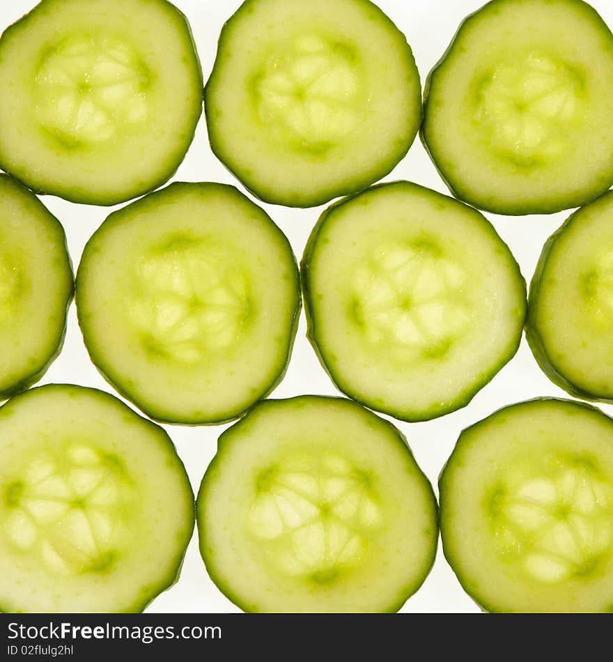 Cucumber slices