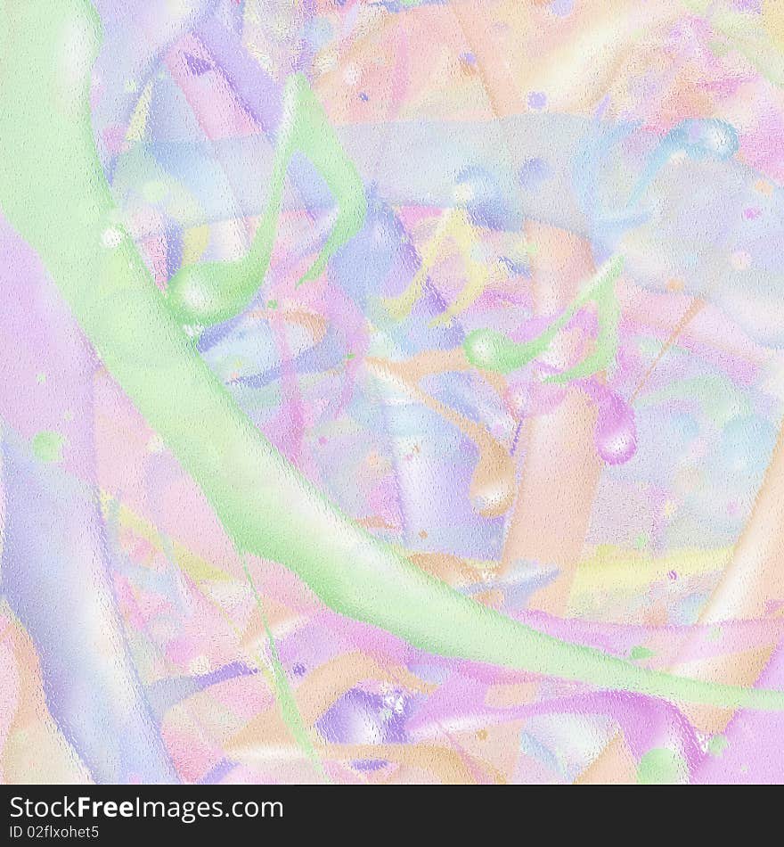 Beautiful abstract background with the image of different forms of pastel color, illustration. Beautiful abstract background with the image of different forms of pastel color, illustration