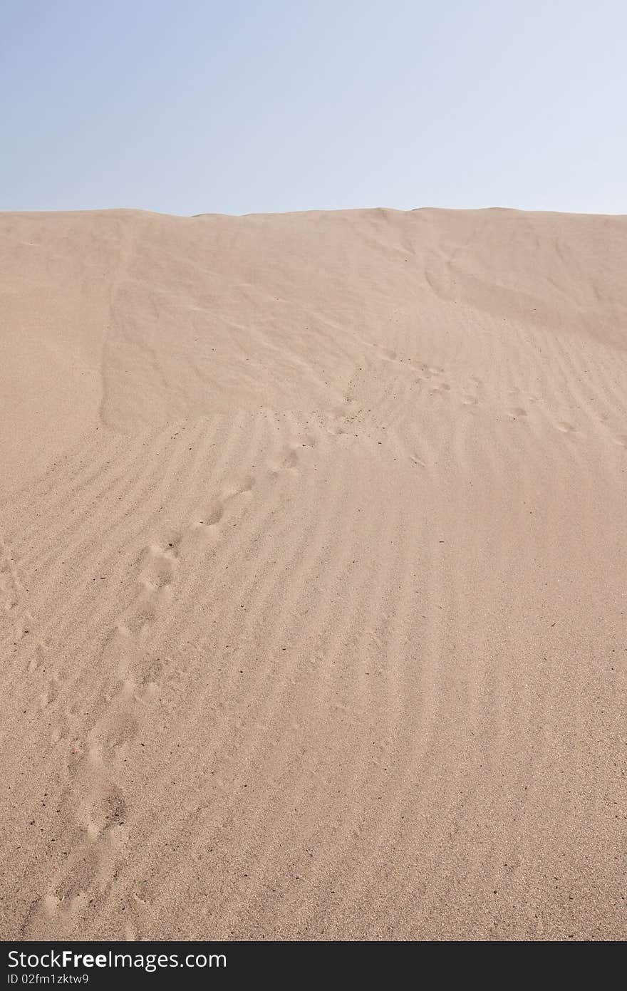 Texture of sand and sky. Texture of sand and sky