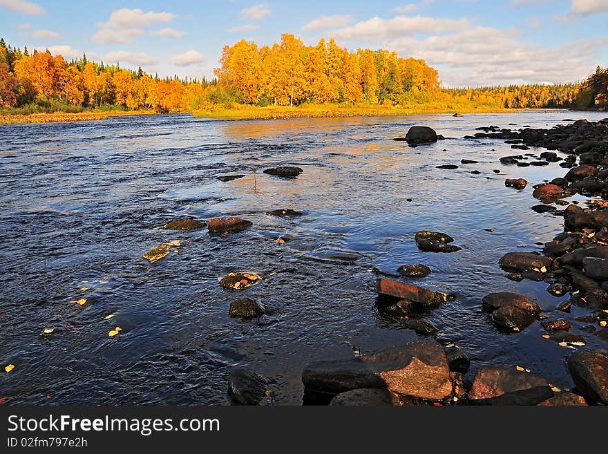 An autumn at the river 5