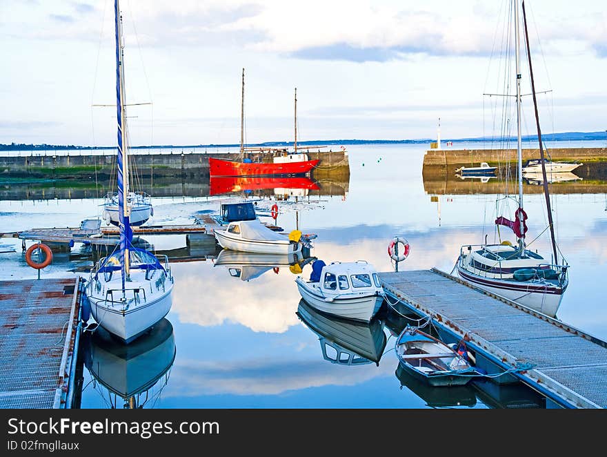 Avoch Harbor on the Black Isle.