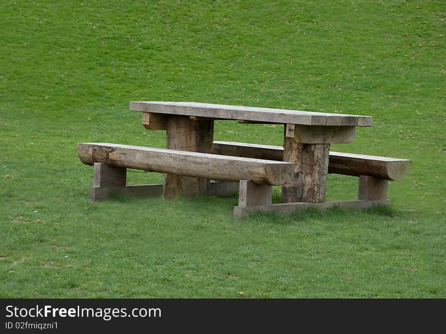 Wooden Bench