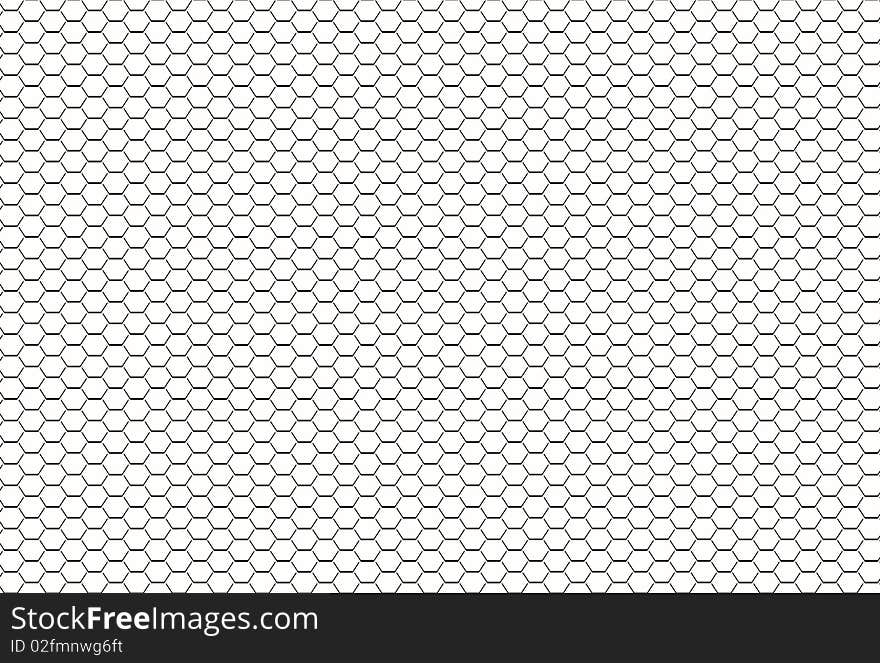 Abstract background from white convex hexagons. Abstract background from white convex hexagons.