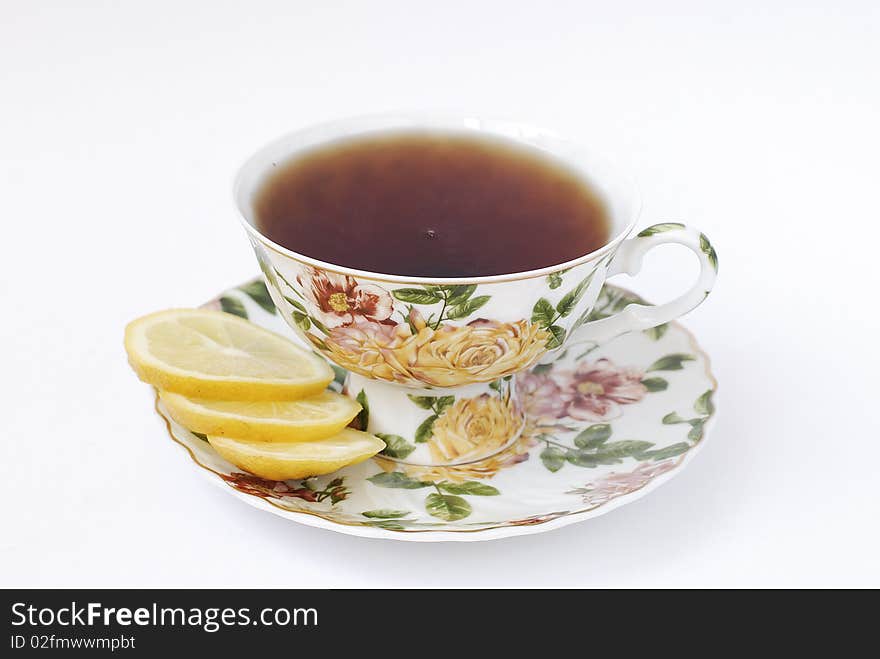 Cup Of Tea With Lemon