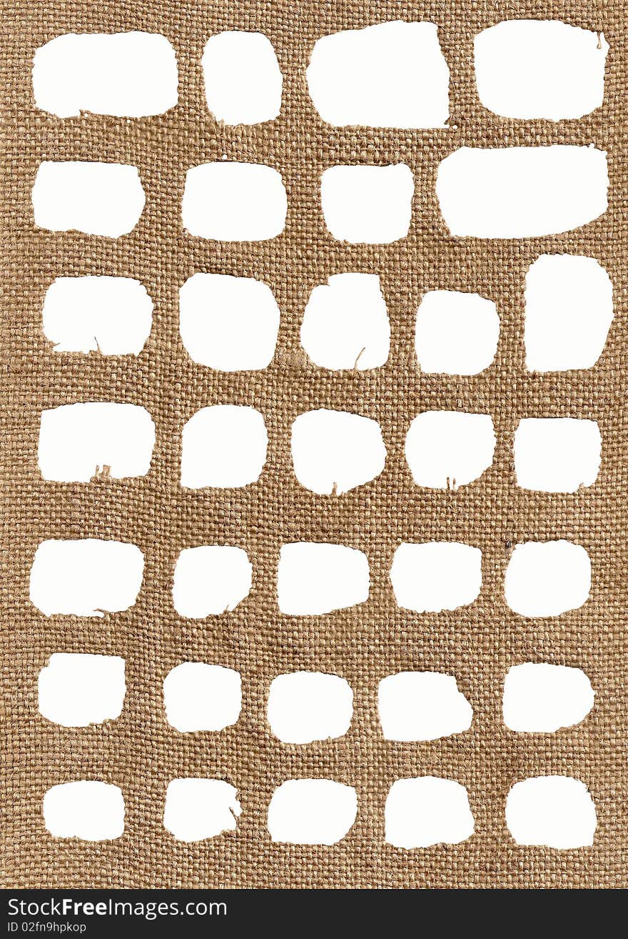 White Fields, On Fabric.