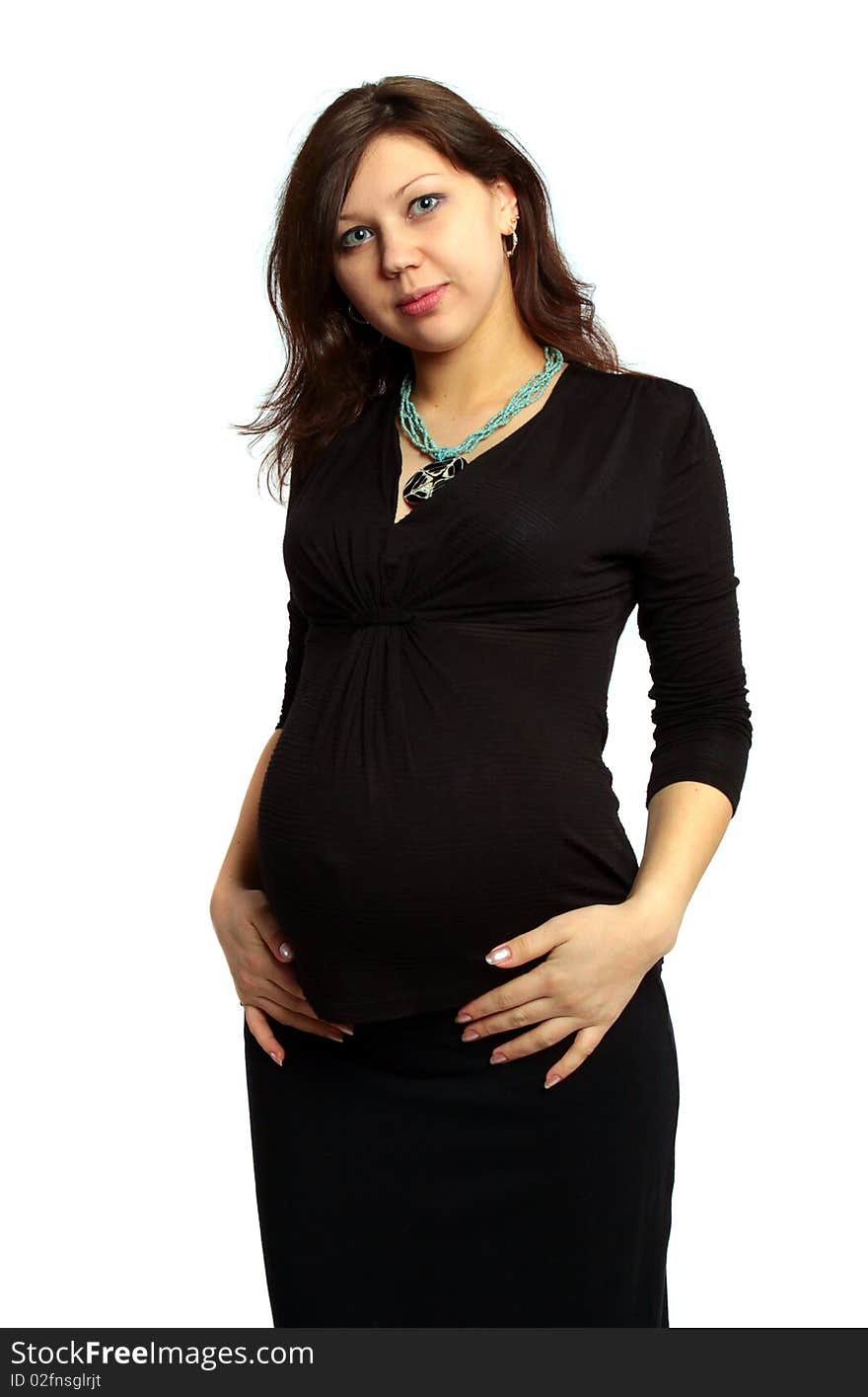 Happy Pregnant Woman