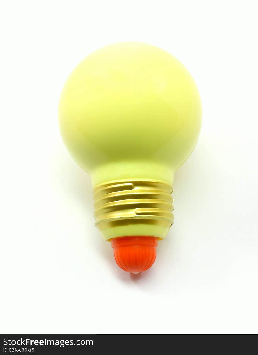 Toy Yellow Light Bulb