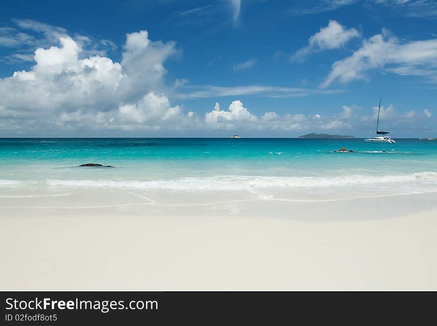 Seychelles seascape.