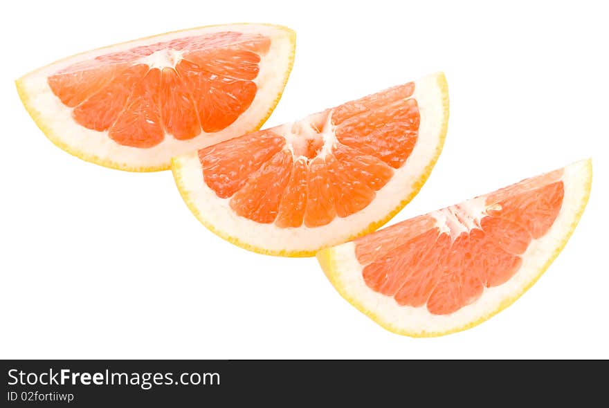 Grapefruit peaces