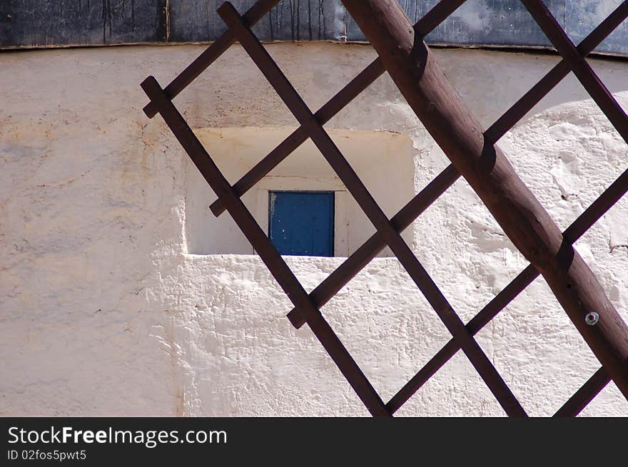 Detail Of A Windmill From Routa De La Mancha