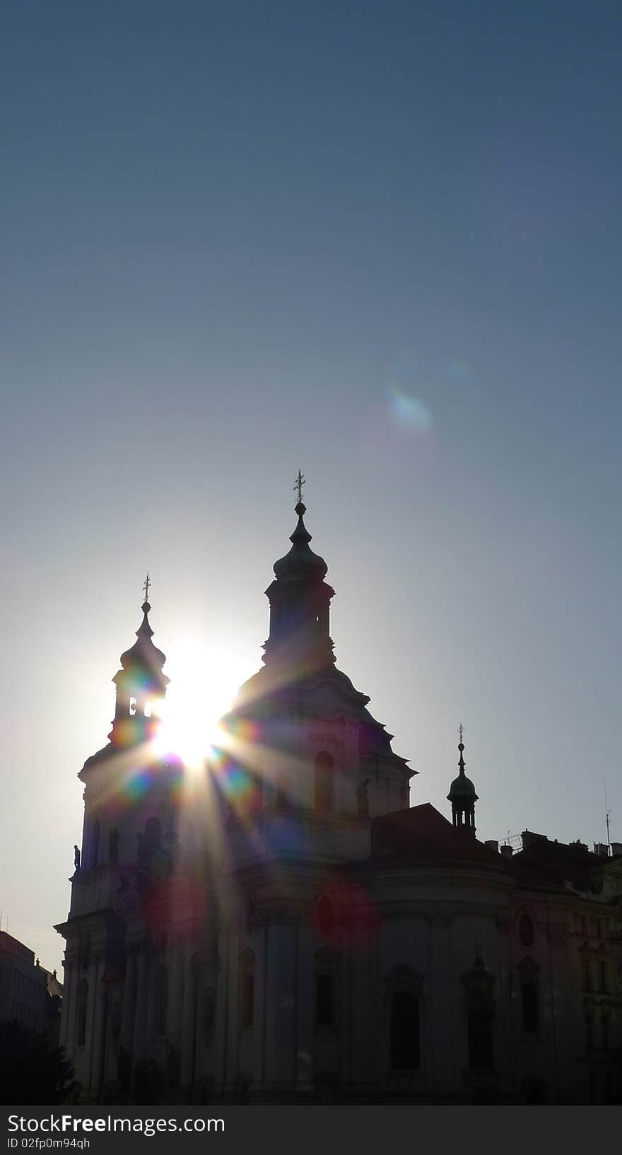 Silhouette Of Building