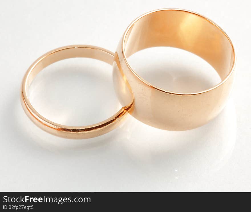 Two gold rings