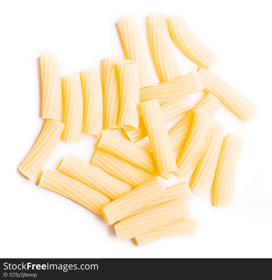 Closeup Of Uncooked Pasta