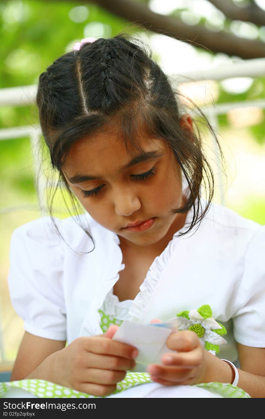 Minutes, reflecting the sad life of a little girl image