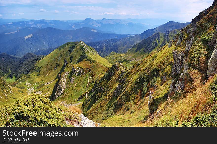 Summer Mountain Landscape