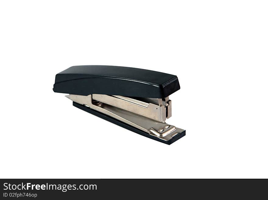 Isolated stapler on white background