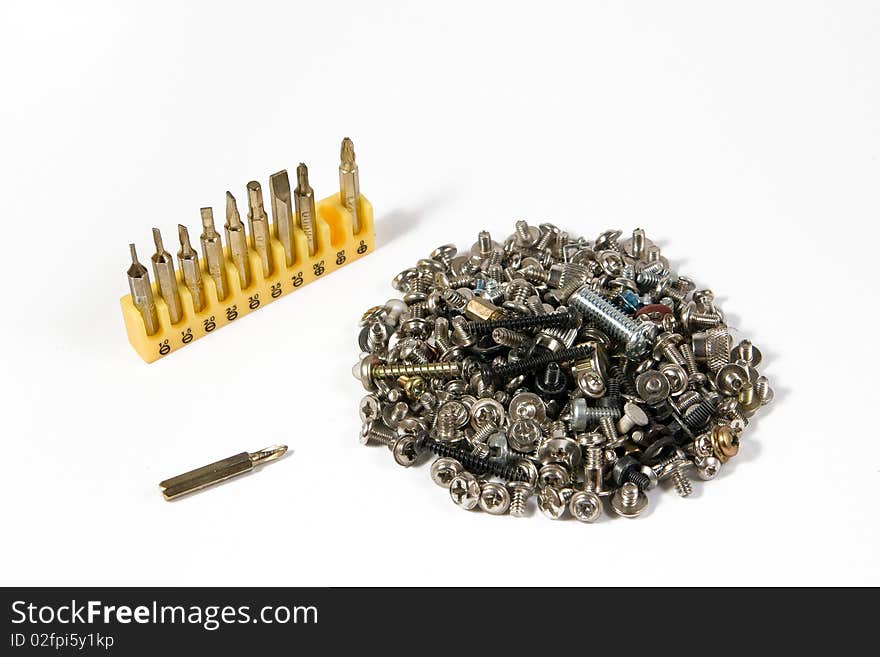 Lot of screws and bit package