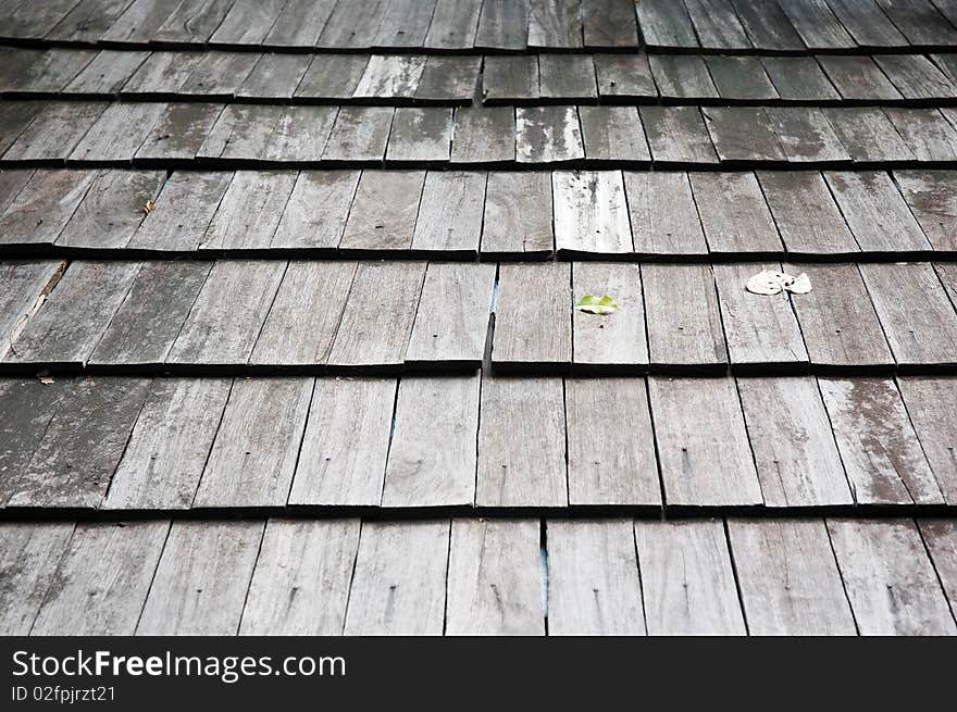 Wooden roof