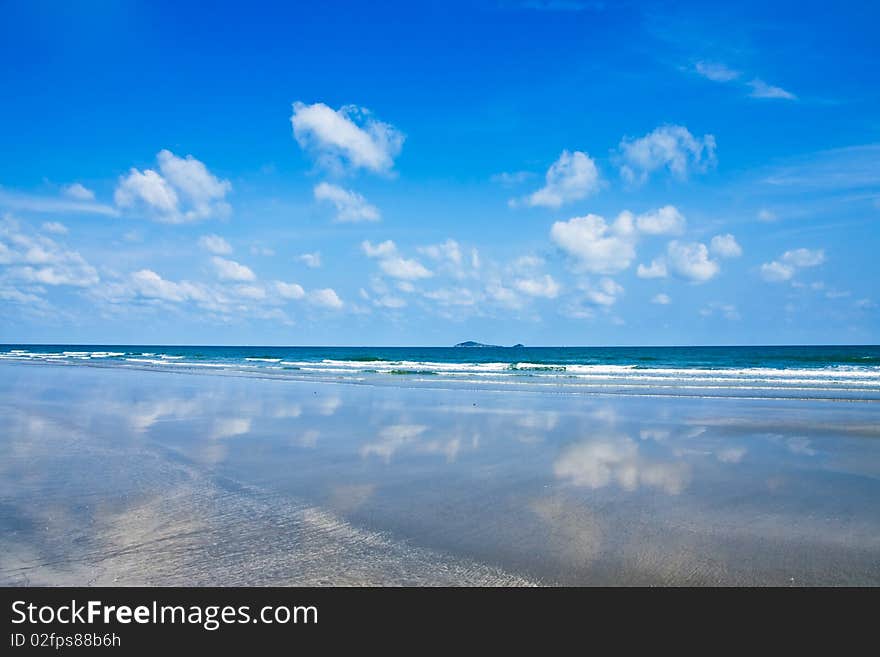 Clear water in southern Thai sea. Clear water in southern Thai sea