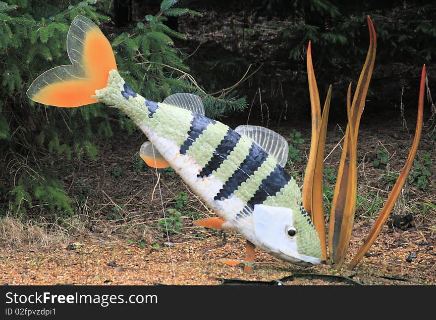 Goldfish sculpture