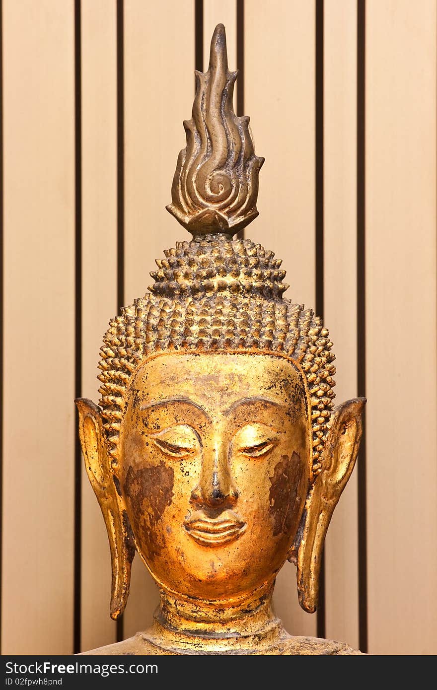 Ancient Budha face in Chinese style