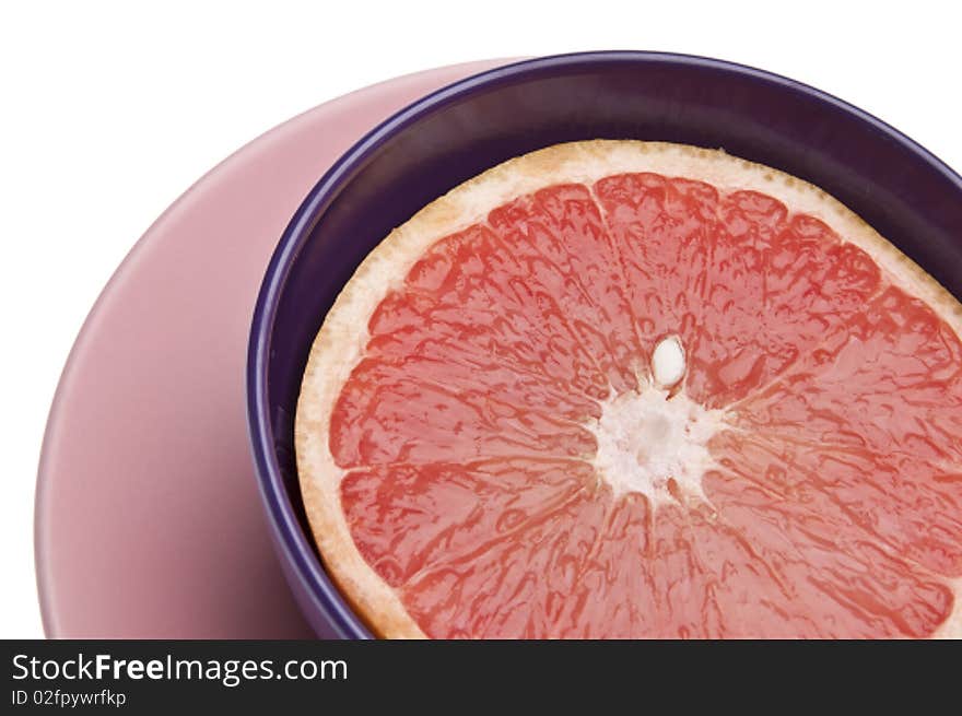 Vibrant Sliced Grapefruit