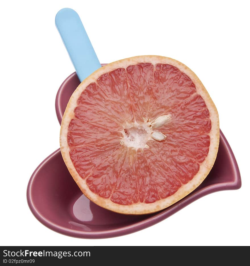 Vibrant Sliced Grapefruit