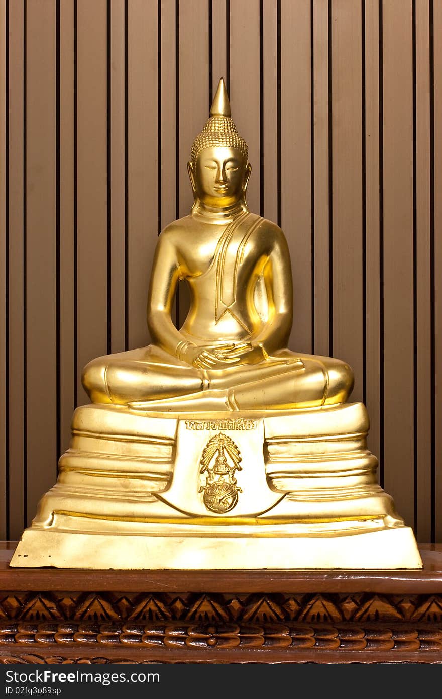 Golden Concentration Budha