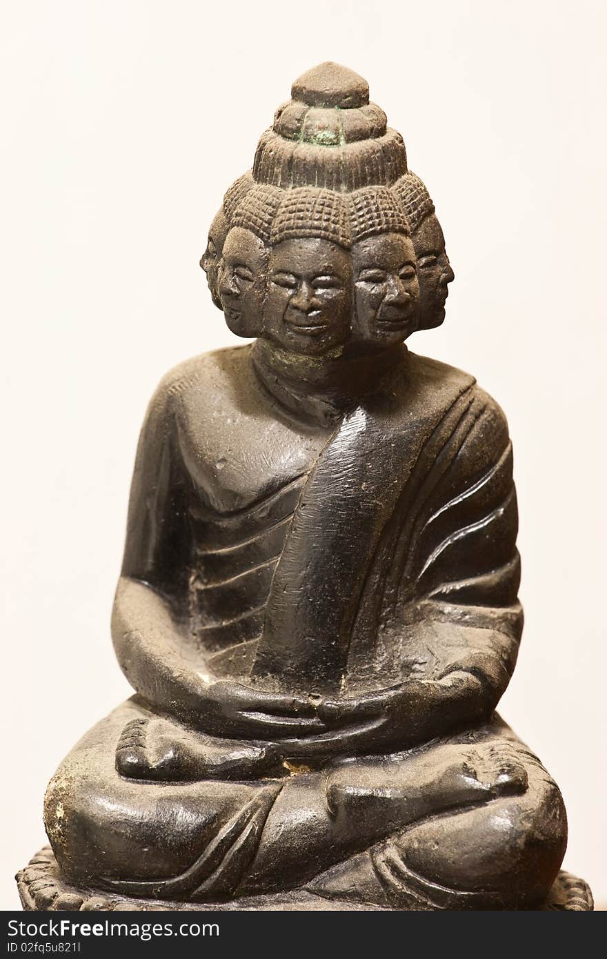 Isolated Hindu Style Monk Statue