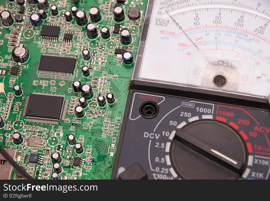 The device for measurement and equipment testing. The device for measurement and equipment testing